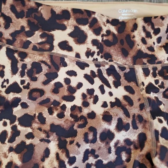 Calvin klein leopard active athletic leggings‎ plus size 3X NEW!!!! - Picture 4 of 7